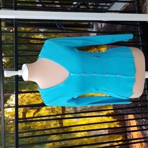 Italian Cold Shoulder Sweater Set - Medium